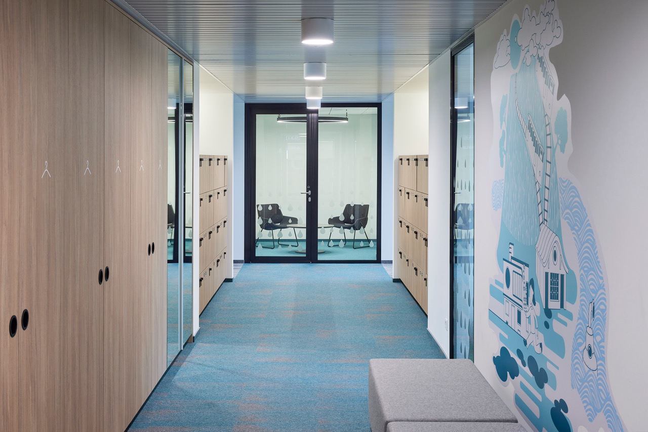 Telia administracinės patalpos Kaune – modernus biuro interjeras