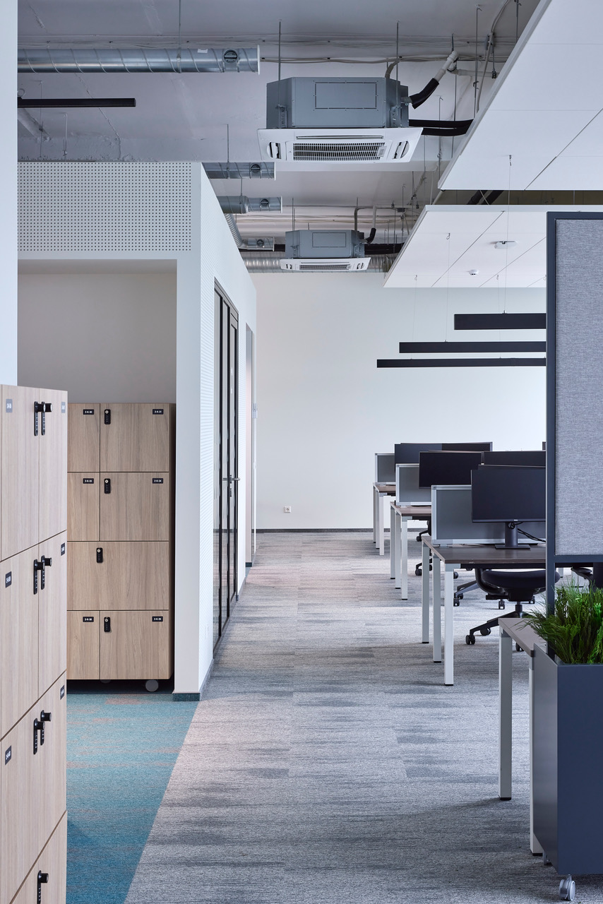 Telia administracinės patalpos Kaune – modernus biuro interjeras