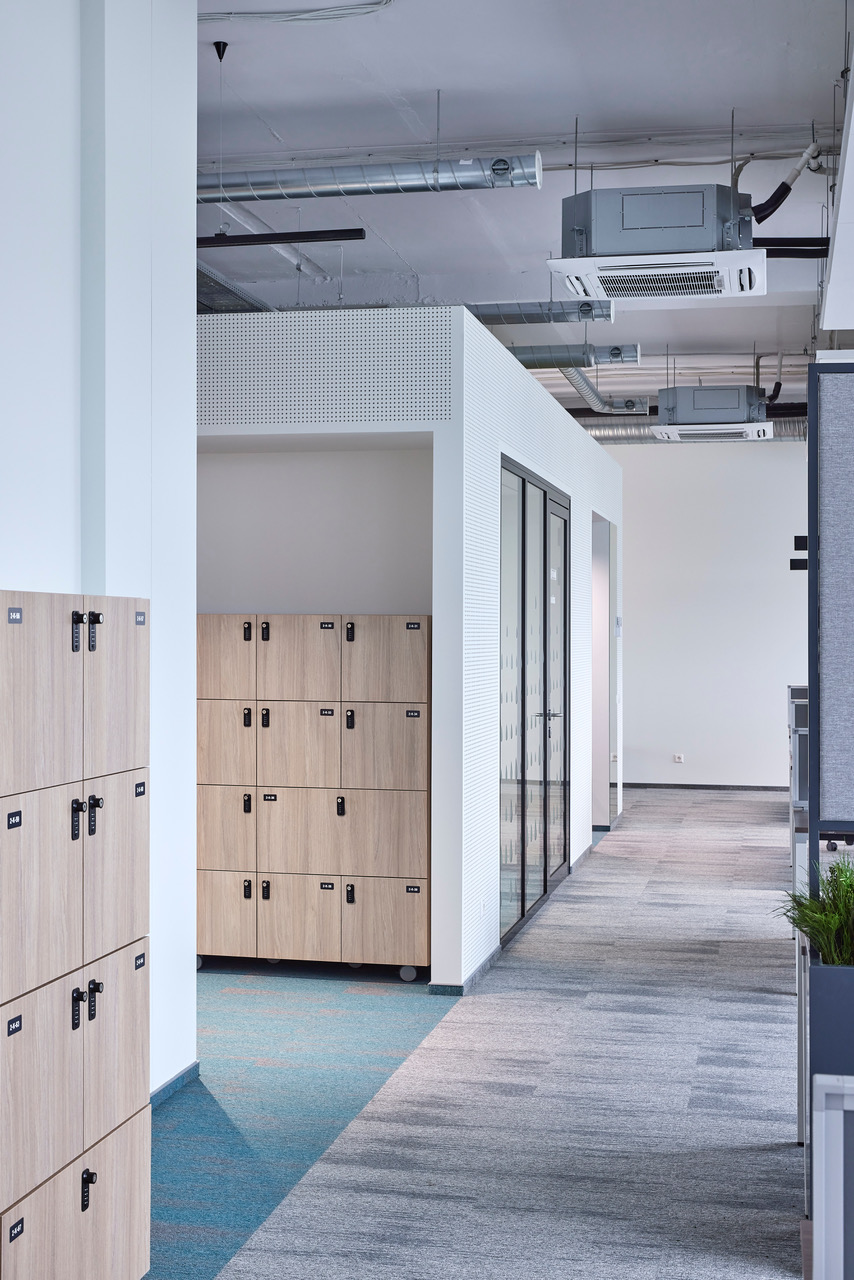 Telia administracinės patalpos Kaune – modernus biuro interjeras