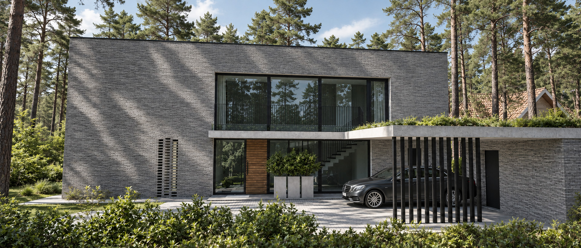 Vila Giruliuose – šiuolaikinė architektūra pušyne
